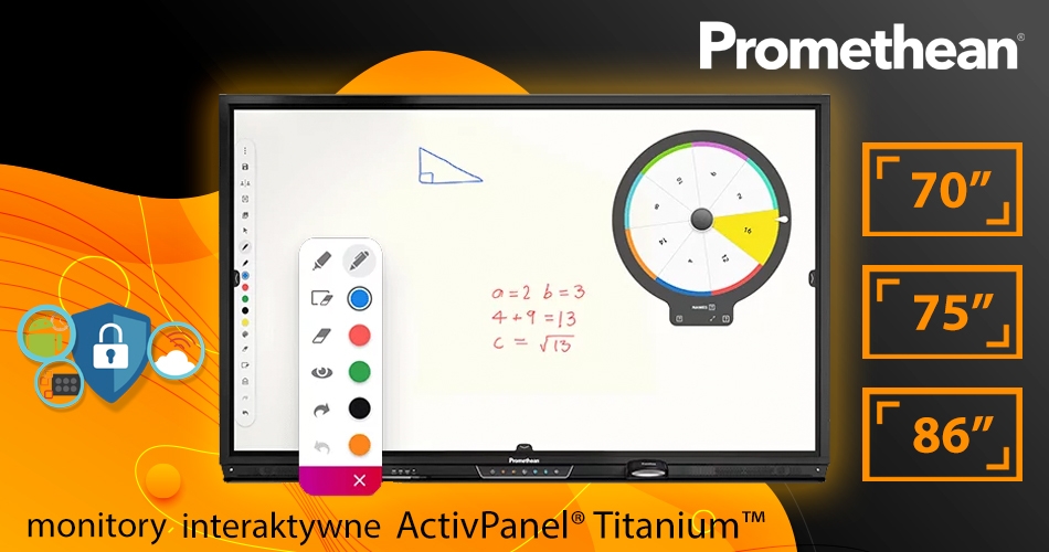 Monitory interaktywne Promethean ActivPanel Titanium